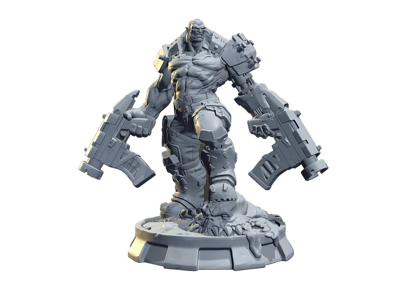 Orc Cyborg Detailed Model